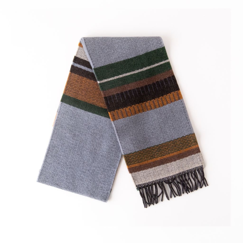 Strathay Scarf in Grey, from Wallace Sewell