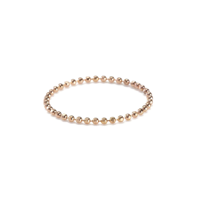 Ball Chain Ring in 14k Yellow Gold, from Gabriela Artigas