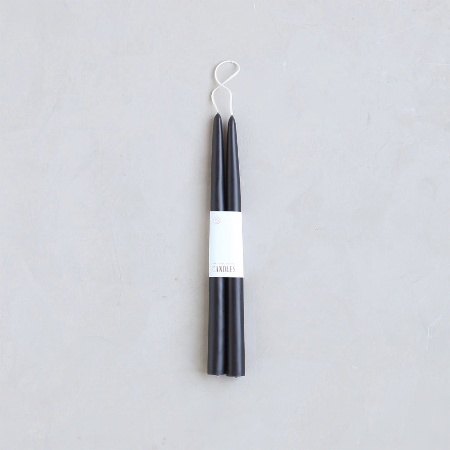 Original Dip Taper Candles in Smoke, from The Floral Society