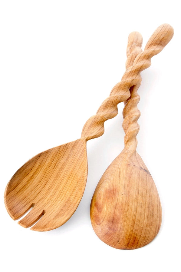 Spiral Salad Servers