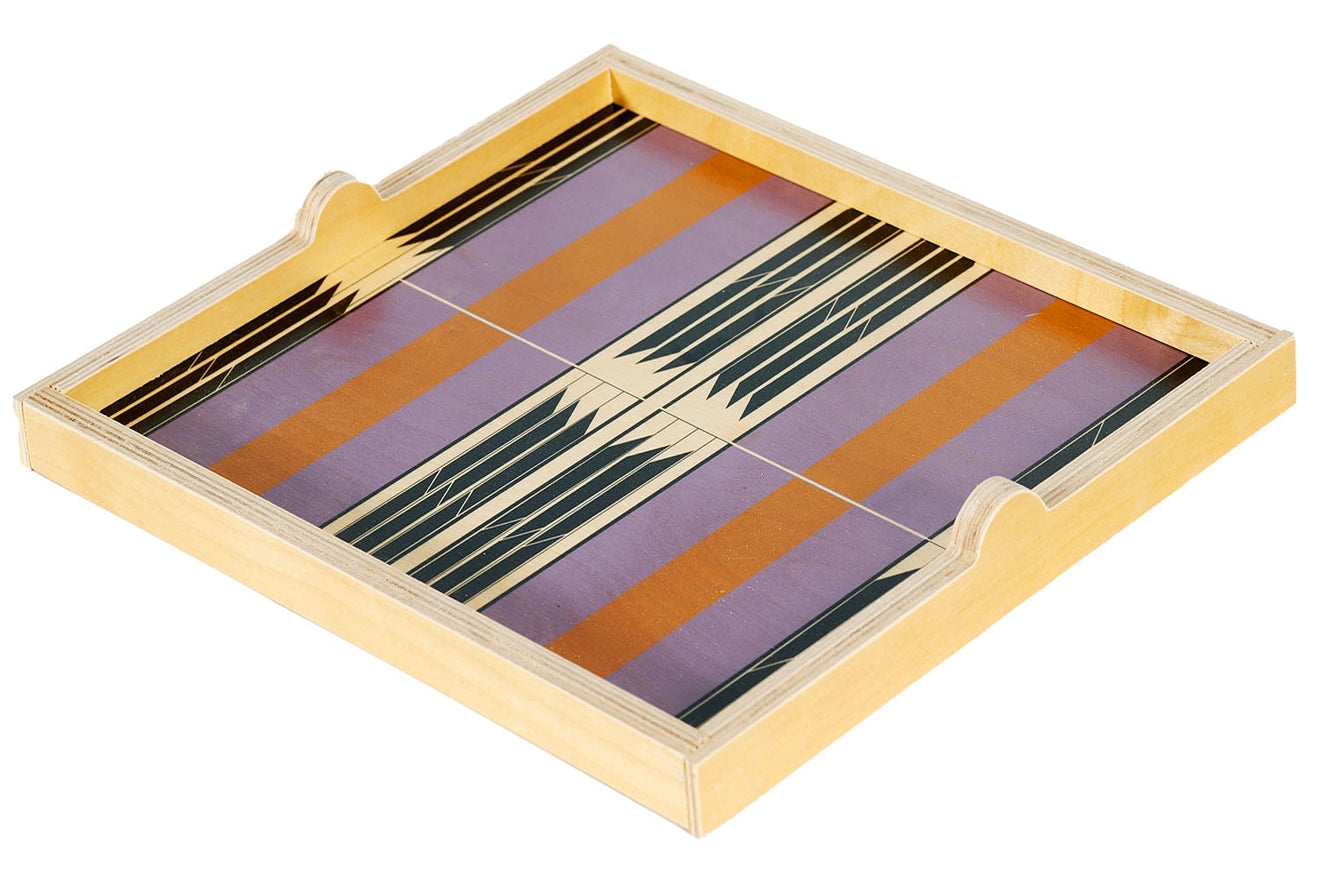 Blake Square Tray in Lilac, from Wolfum