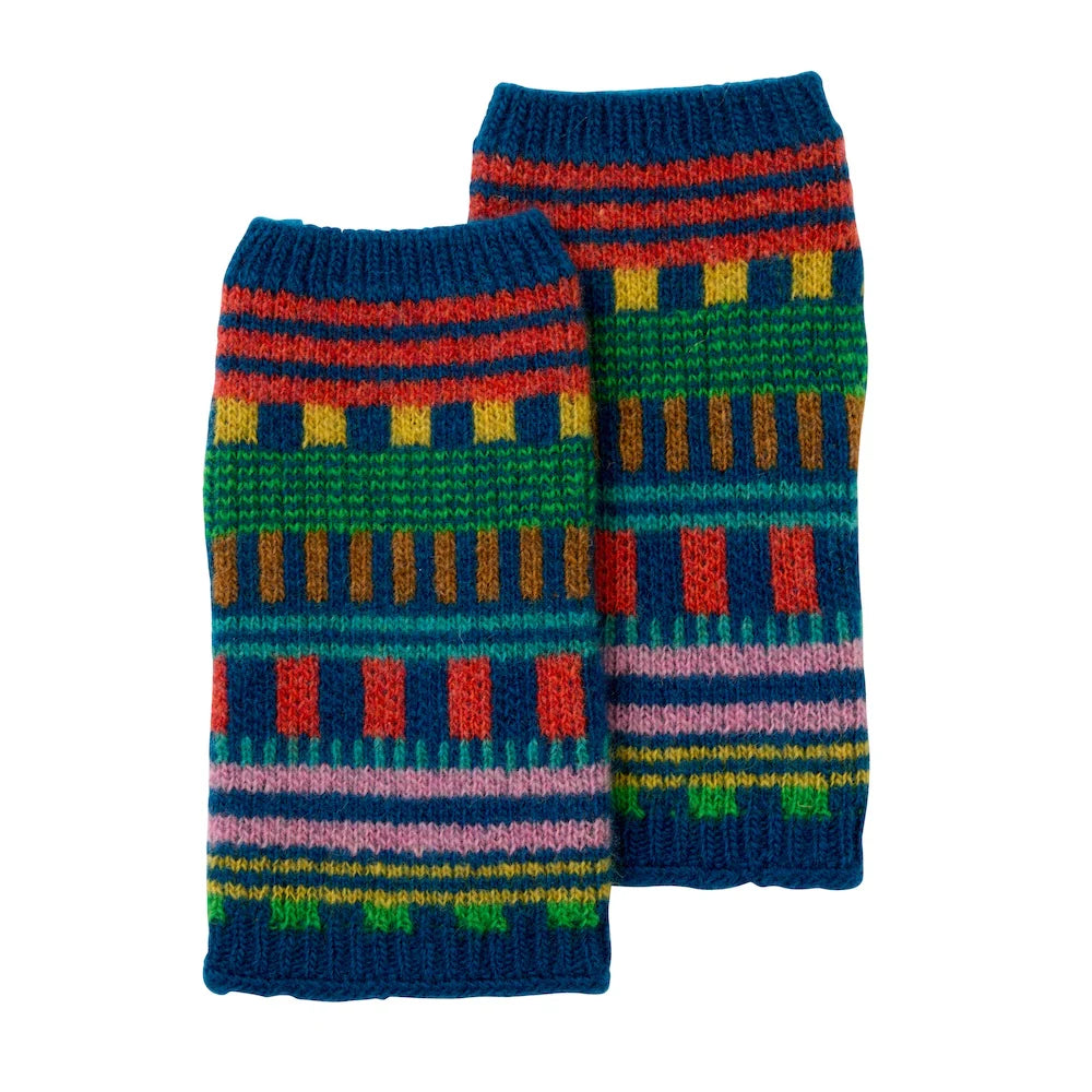 Wrist Warmers in Multi Stripe, from Donna Wilson