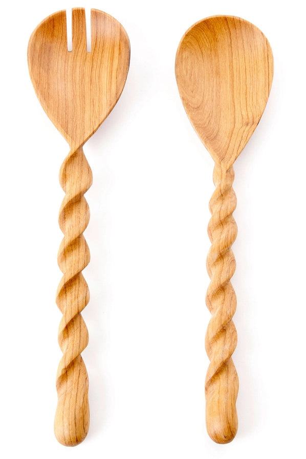 Spiral Salad Servers