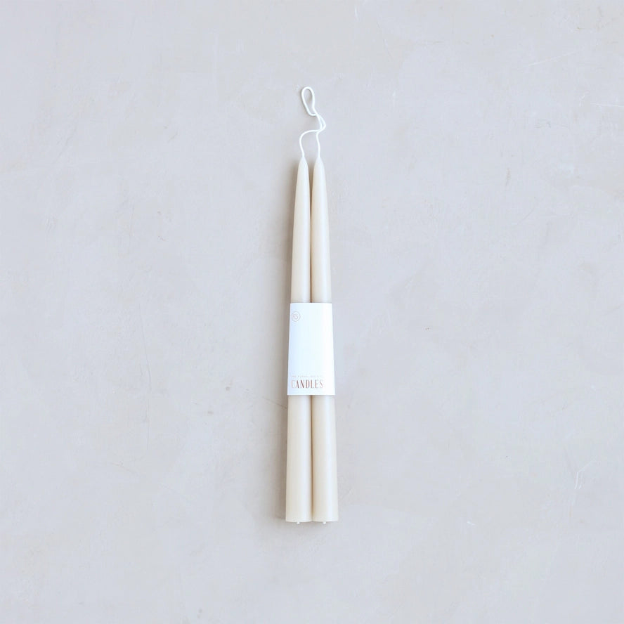 Original Dip Taper Candles in Parchment, from The Floral Society