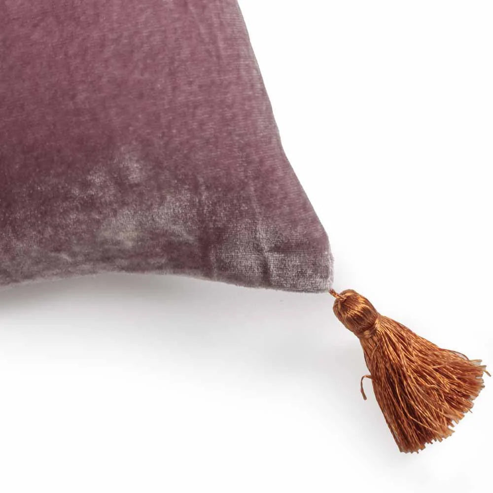 Goa Pompons Cushion in Grenade, from Le Monde Sauvage by Beatrice Laval