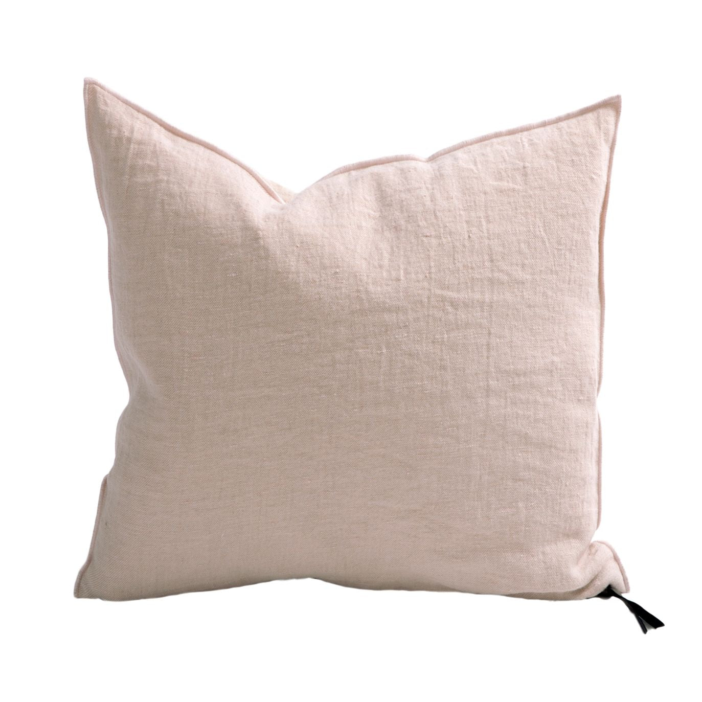 Crumpled Washed Linen Pillow 26" x 26" in Panty, from Maison De Vacances