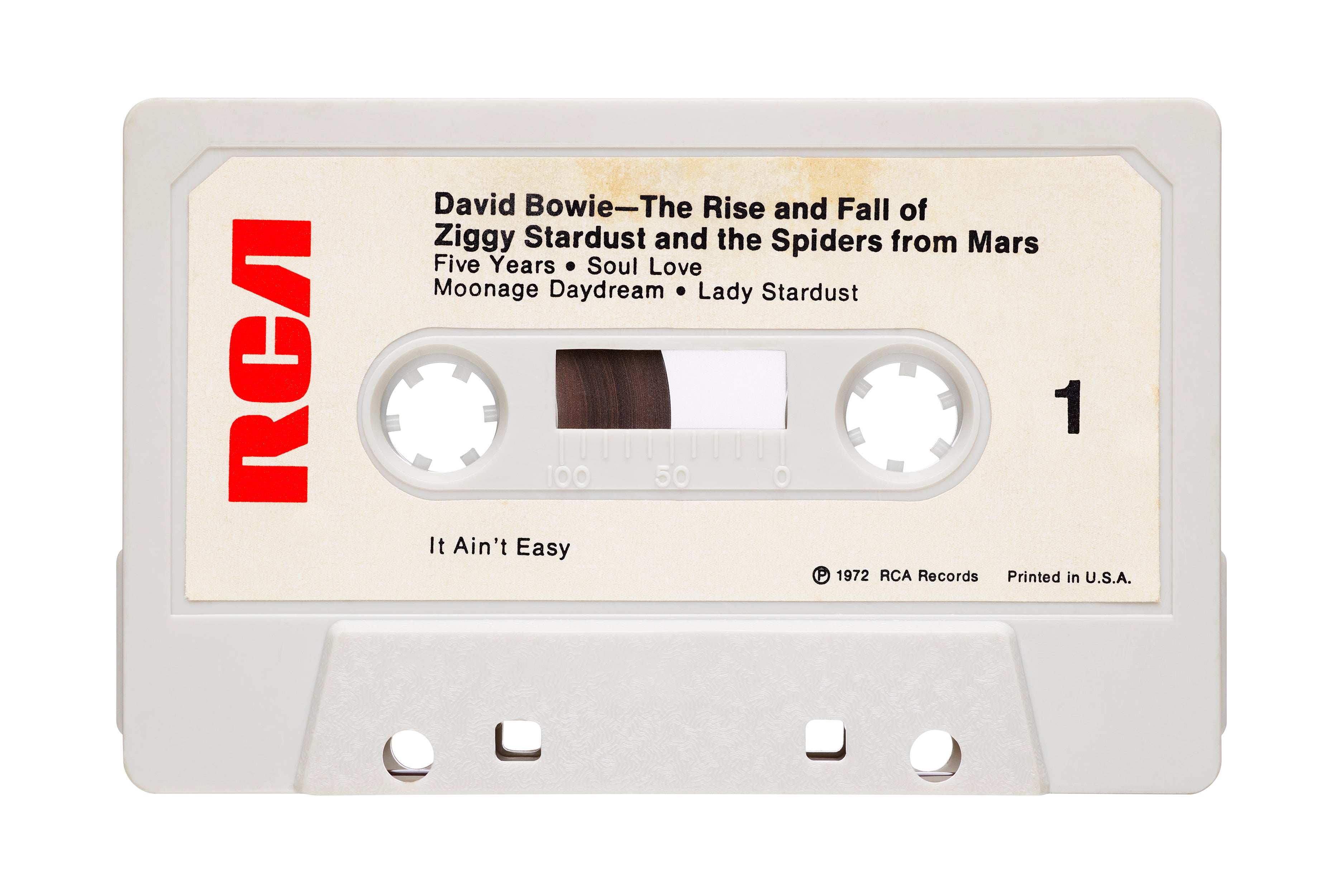 David Bowie - Ziggy Stardust - White by Julien Roubinet