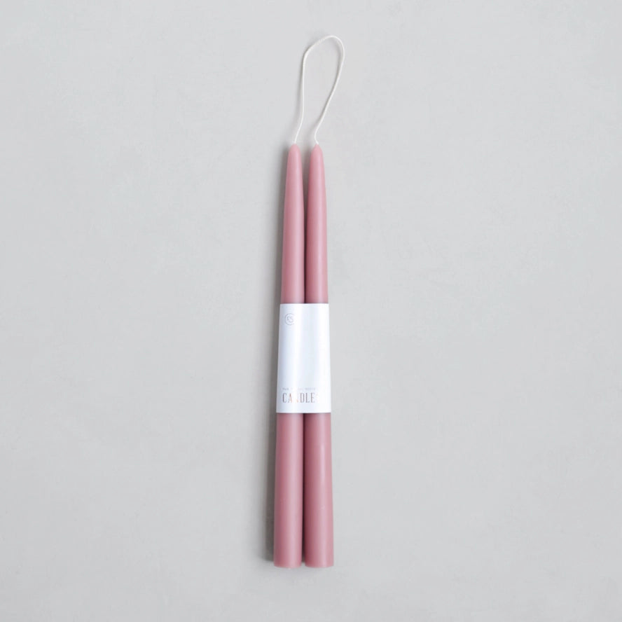 Original Dip Taper Candles in Rose, from The Floral Society