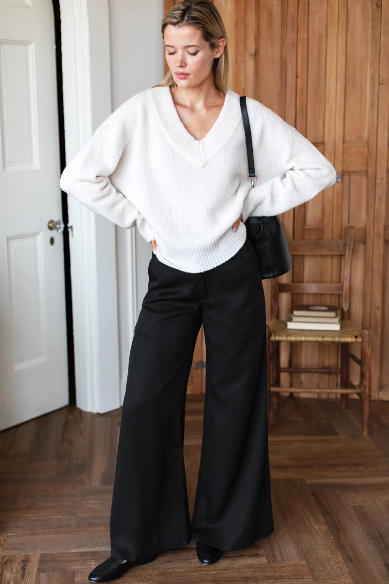Tulip Trouser in Black, from Emerson Fry