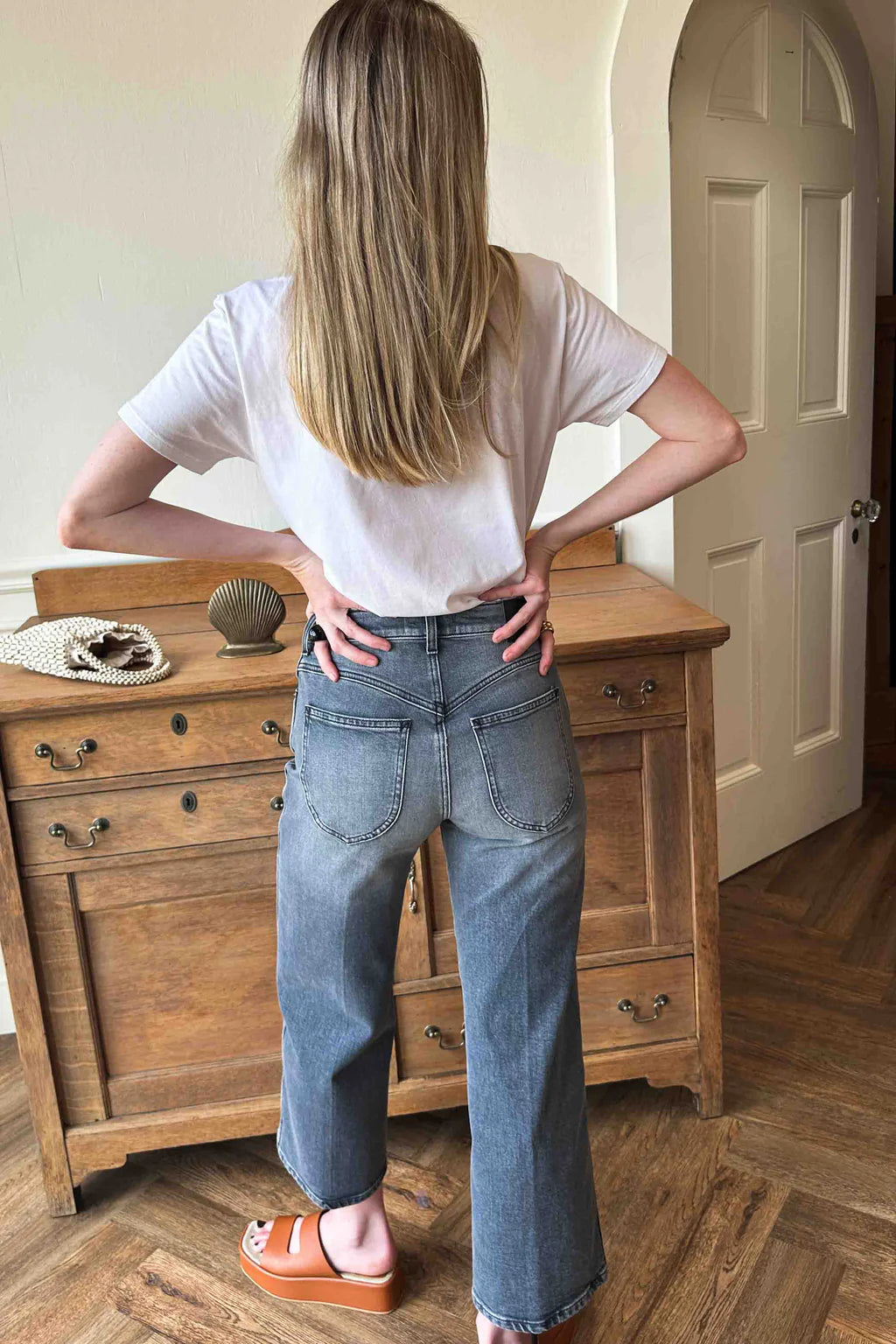 Thrifted Gem Ankle in Grey Nova, from Emerson Fry