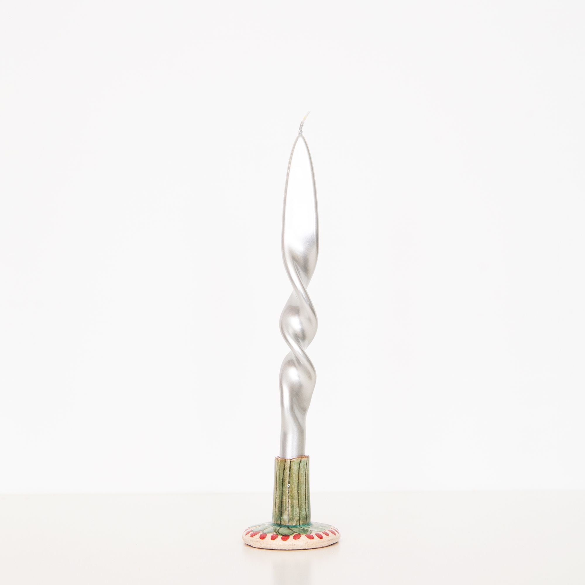 Small Red Daisy Ceramic Candle Holder, from Kiliim