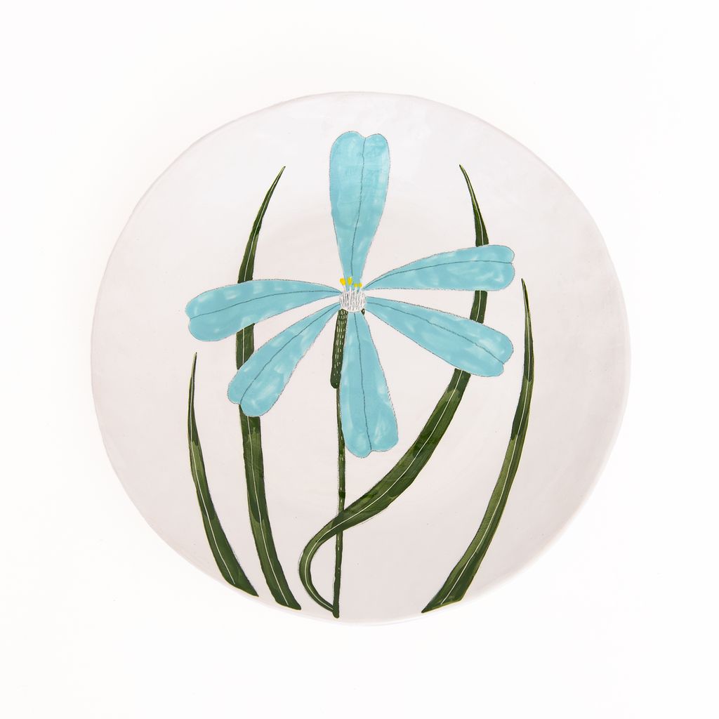 Large Round Flower Platter, from Gemma Orkin