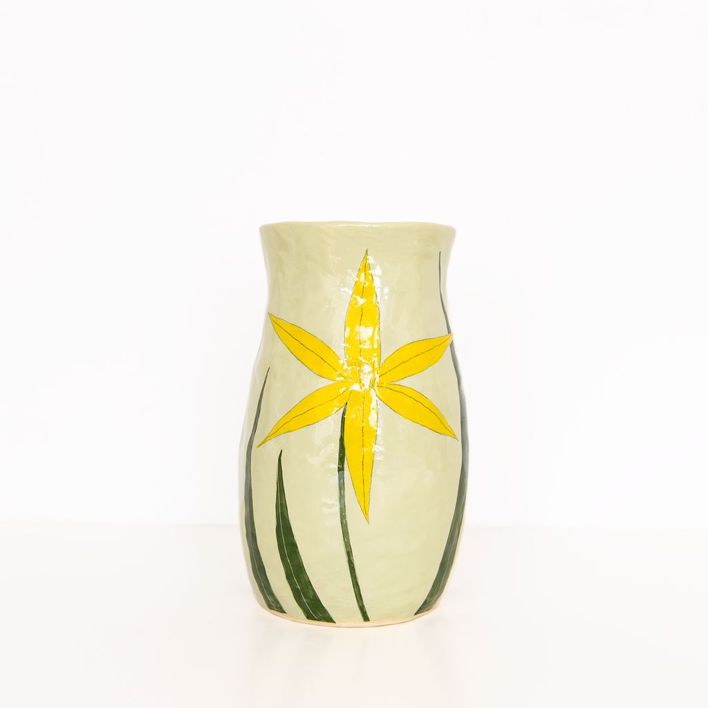 Large Flower Vase in Green, from Gemma Orkin