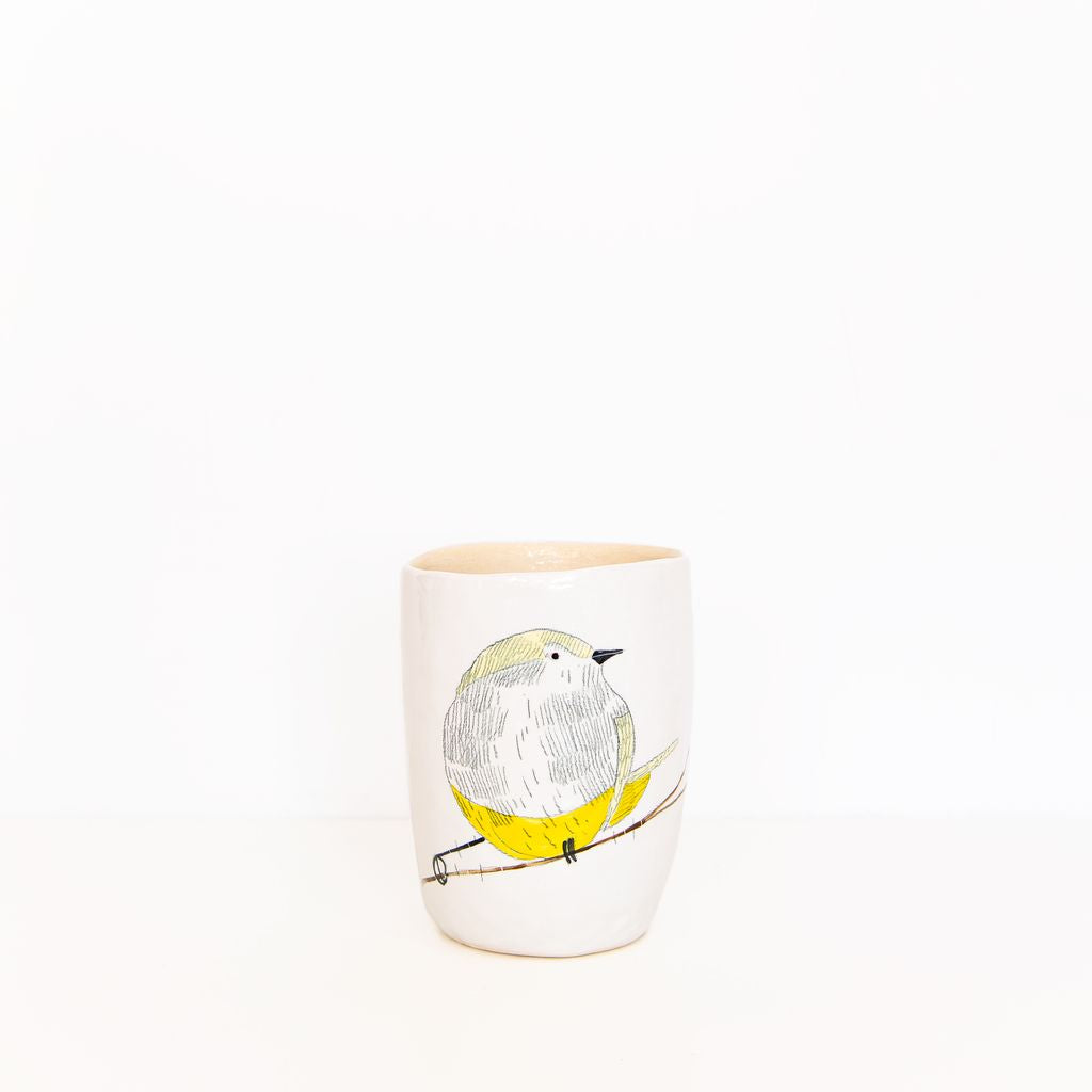Small Bird Vase in White, from Gemma Orkin
