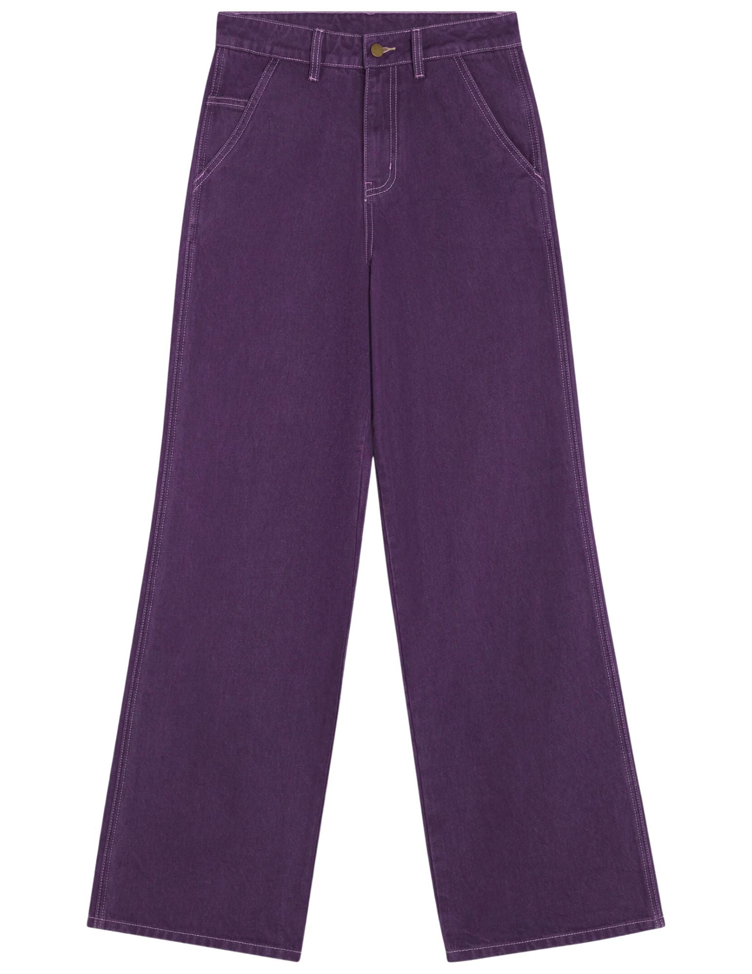 Polino Denim Pant in Purple, from Le Mont Saint Michel