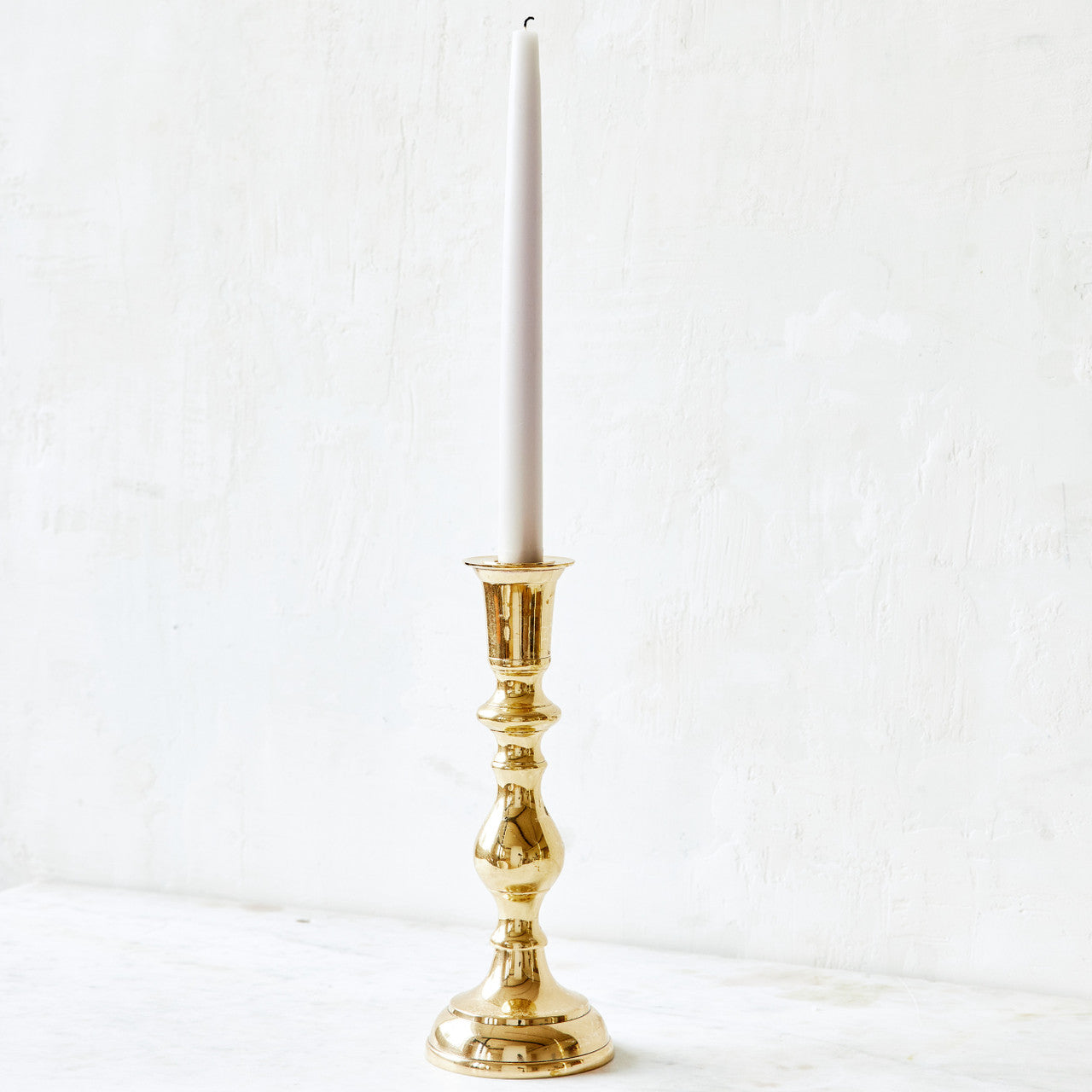 Georgian Candlestick No. 5 in Brass, from Sir Madam