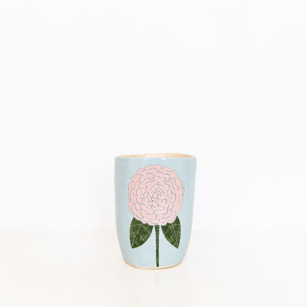 Small Flowers Vase in Blue, from Gemma Orkin