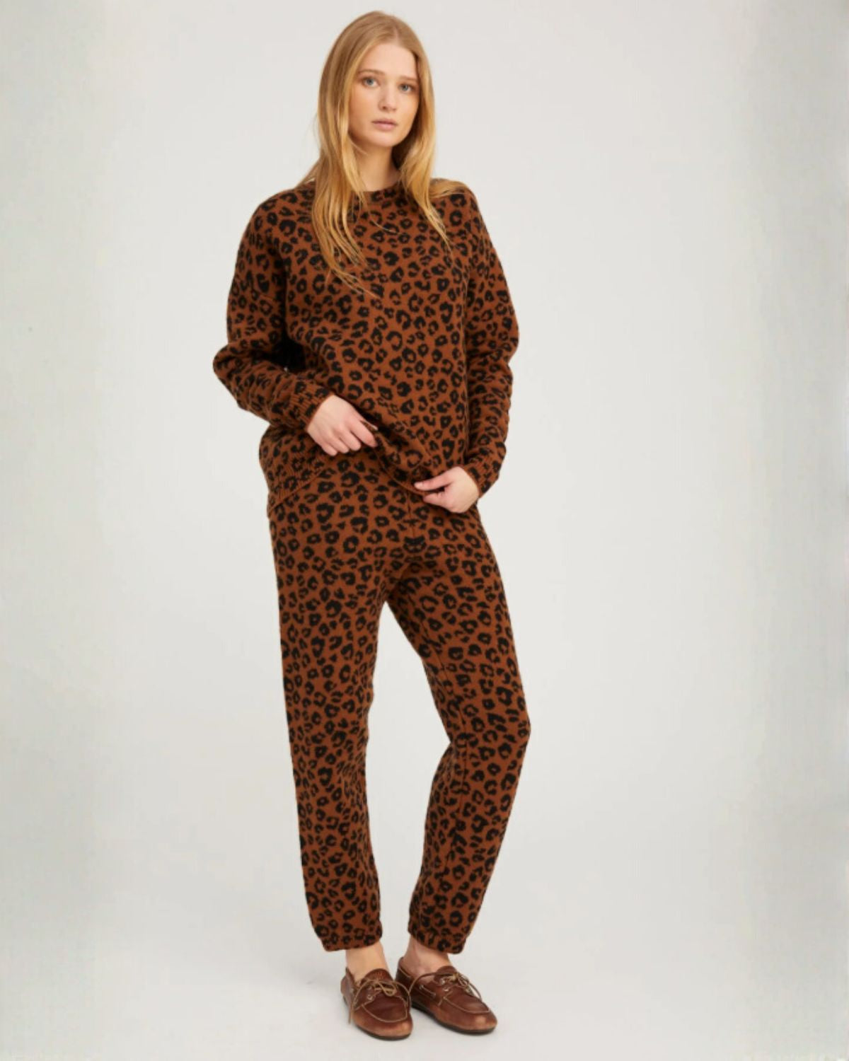 Sweatpants in Leopard, from SPRWMN