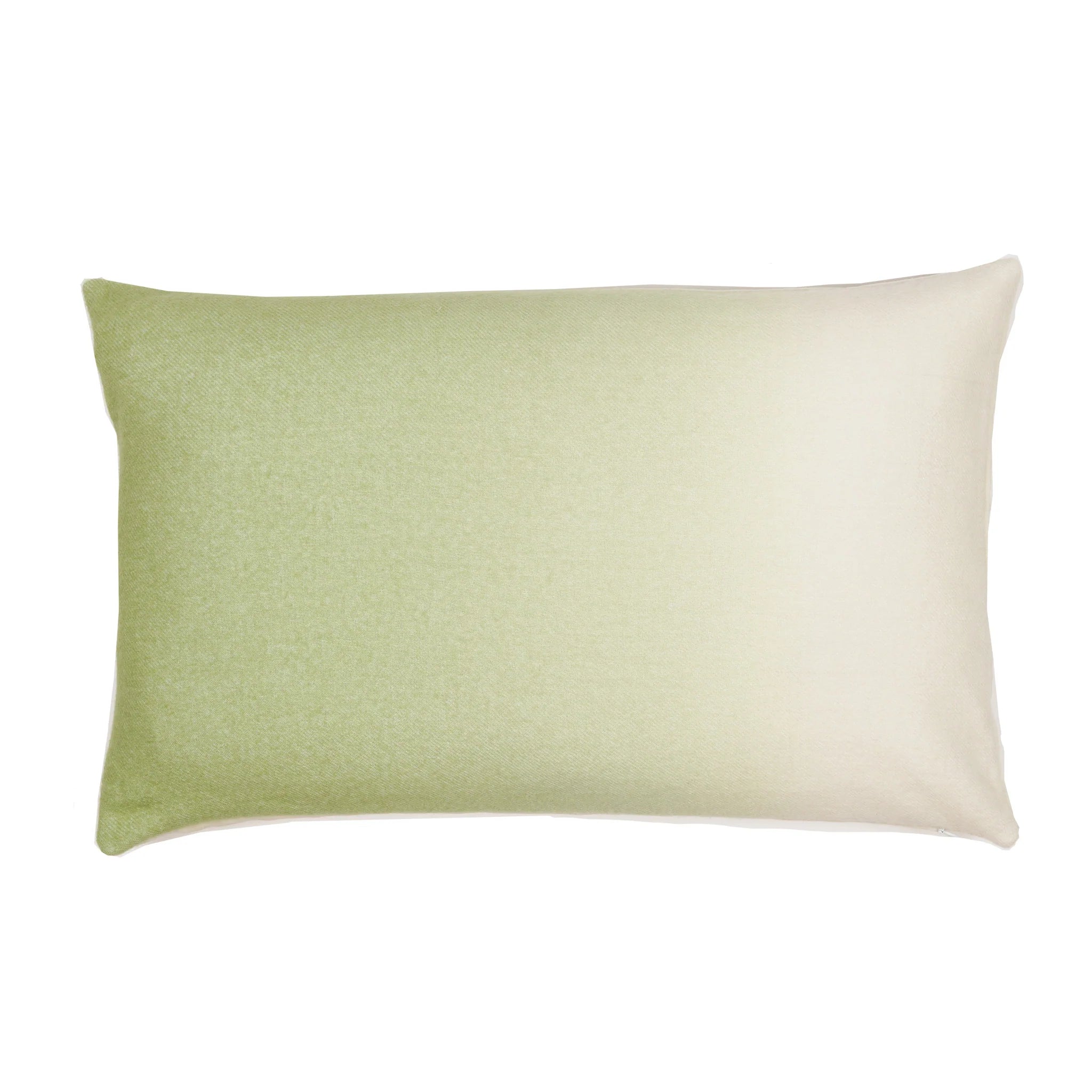 Dip Dyed Rectangle Pillow in Willow Green, from Johanna Howard Home