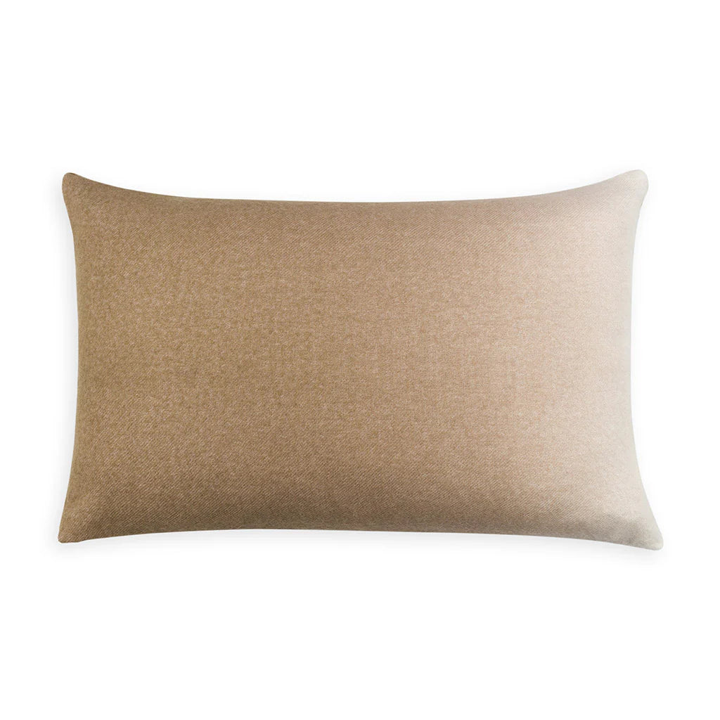 Dip Dyed Rectangle Pillow in Camel, from Johanna Howard Home