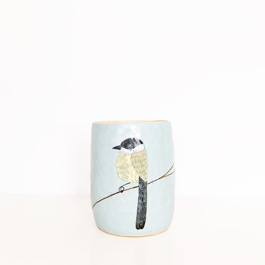 Medium Bird Vase in Blue, from Gemma Orkin