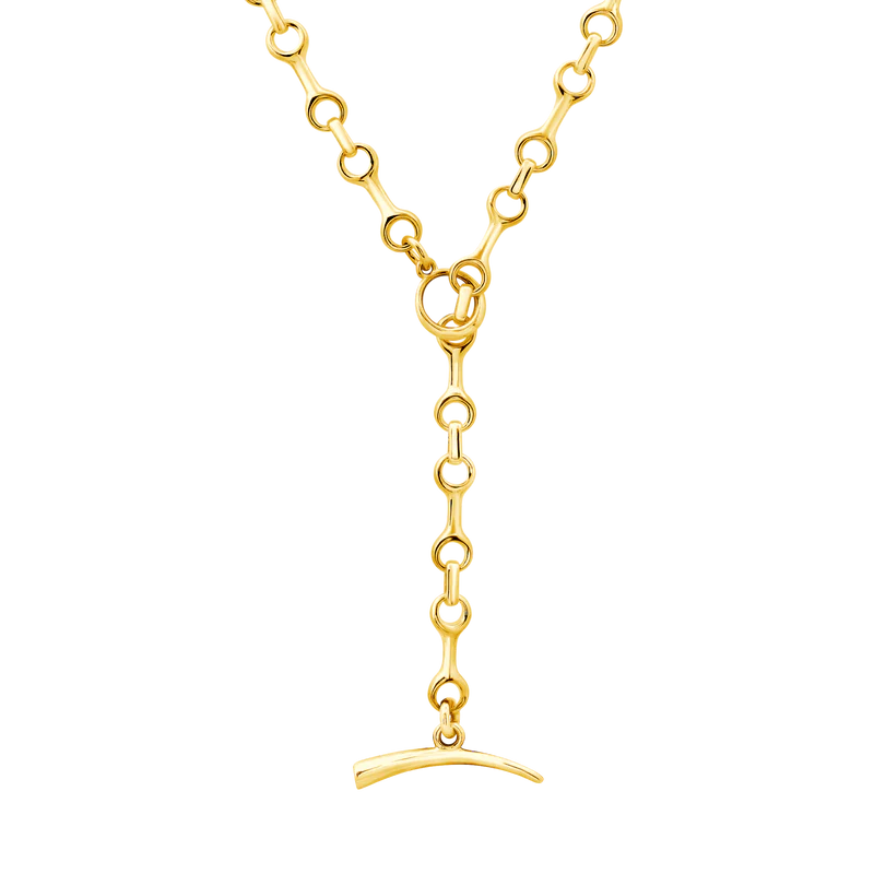 15MM Double Beam Necklace Mini in Gold Vermeil, from Gabriela Artigas